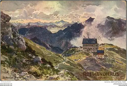 Posthilfsstellenstempel  Rothwandhaus ; NEUHAUS b. SCHLIERSEE 1907