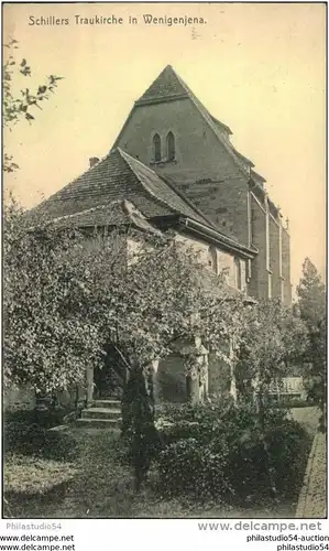 Schillers Traukirche in Weningenjena, 1907, Verlag u. phot. Aufnahme v. G. Friedrich, GF.L. 59. 1907