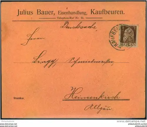 1912, schöner Firmenbrief, Reklame