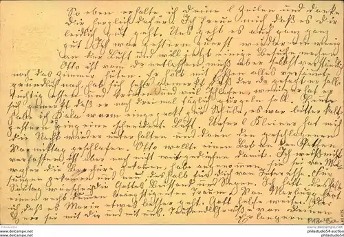 1881: 5 Pfg. Wappen lila mit Wz 2 als bildgleiche Mischfrankatur auf 5 Pfg. Ganzsachenkarte ab ERLANGEN in die Schweiz.