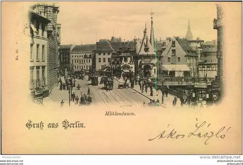 Berlin, Mühlendamm 1898,