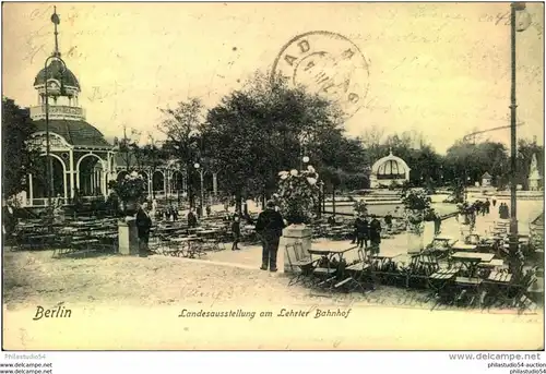 Landesausstellung am Lehrter Bahnhof , gelaufen 1904