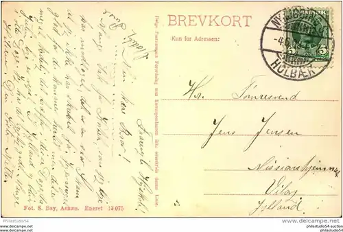 Faarevejle Hojskole -- Eröffnung der Sommerschule am 3. Mai 1908, gelaufen 4.6.08