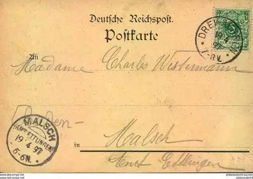 1940, Binnenwalde über Neuruppin, Posthilfsstellenstempel