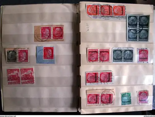 1941/1944, beaucoup de pièces de lettres avec des timbres de Lorraine, LOTHRINGEN DEUTSCHE BESETZUNG