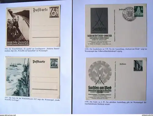 1931/1971, Sammlung von 36 Ganzsachen, Deutsches Reich, Berlin und BRD mit besseren