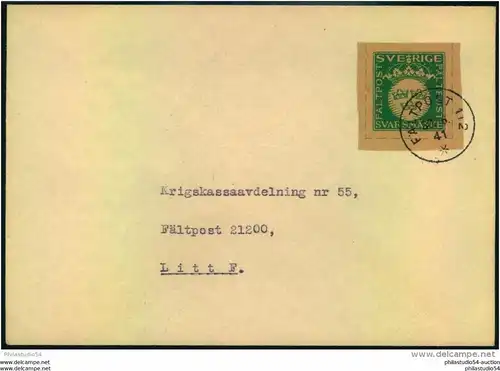 1941, Feldpostbrief "FÄLTPOST 1/2 60.6.41" mit Marke Mi-Nr. 5
