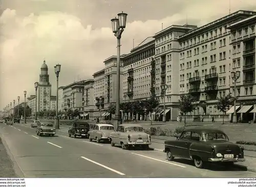 BERLIN, Hauptstadt der DDR, Frankfurter Allee m. Frankfurter Tor, ungebraucht, ca. 1962