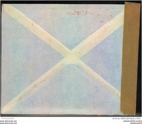 1952, 18.15, 5 F meter marks letter from MARSEILLE to Vienna, Austria, Censure, censor, Zensur