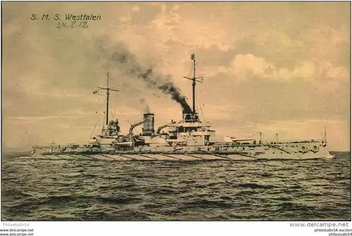 S. M. S. Westfalen  1912