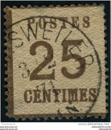 NDP-ELSASS, 1870, Michelnummer 7 Ib (180,-) geprüft, expertised