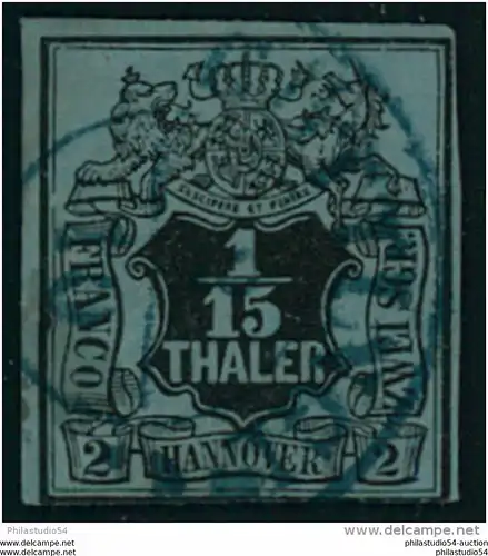 1/15 Thaler knapp- bis vollrandig (Mi-Nr. 4)