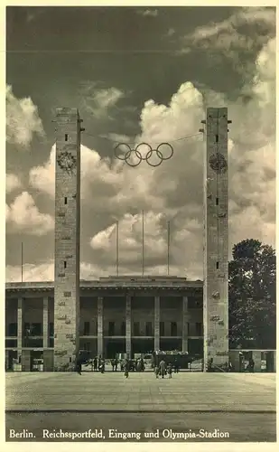 1936, OLYMPICS BERLIN, 12 picture cards, one of them used, 11 unused