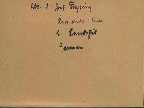1948, 22.6., 10-fach-Frankatur mit 6-mal 40 Pfg. Arbeiter ab "KRONWINKL über LANDSHUT (BAY) - 954 (6)