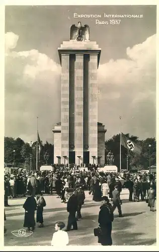 1937, deutscher Pavillon auf der Weltausstellung in Paris