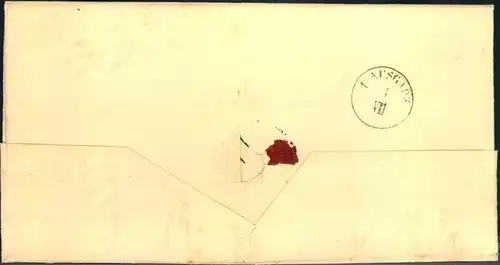 1862, Auslagenbrief von ALTENBURG nach Hainichen.