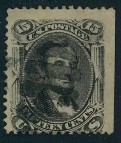 1866, 15 Cent Lincoln used - Michel No. 22 (150,-)