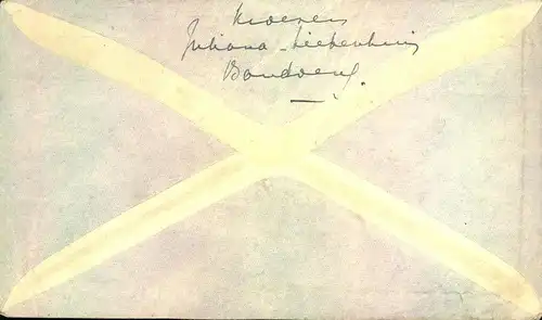 1947, air mail from BANDOENG to Den Haag