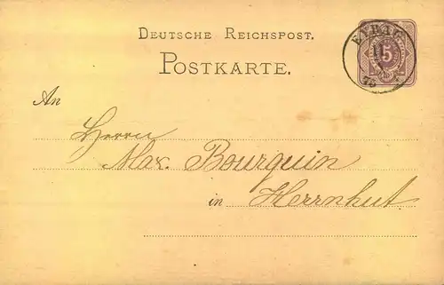 1868/1880, nachverwendete SACHSEN-Stempel, 23 Stück meist auf P1