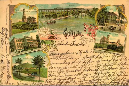 Gruss aus Görlitz, 1897, Verlag Ottmar Zieher, München