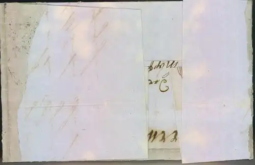 1857, Faltbrief m. 1 Ngr Johann (Rand) mit Nr-Stempel "4" und "LEIPTIG BAHNH. POST EXPED