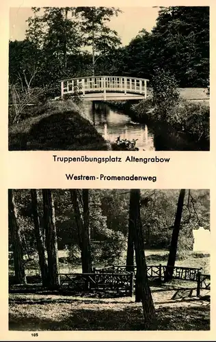 1941, Feldpost, Truppenübungsplatz Altengrabow, Westrem-Promenadeweg,