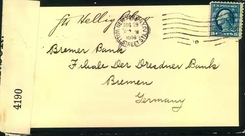 1916/1948, seven covers to Germany, mostly Transatlatik Air Mail incl. Airship "HINDENBURG"