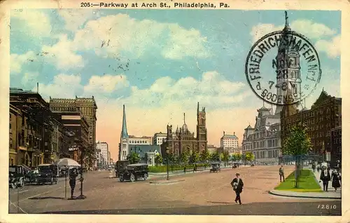 1928, NORDAMERKIAFAHRT, Rückfahrt, Auflieferung Philadelphia.
