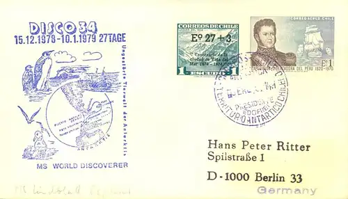 1979/1980, 10 covers with corresponding cachets