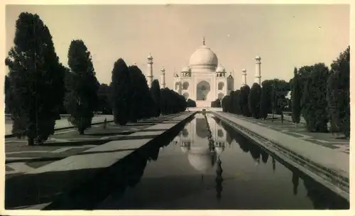 1908/1939, 6 franked picture postcards sent from Bombay, Calutta, Ahmedabad,, Madura, Agra