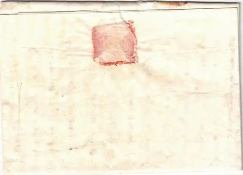 1924, RADICOFANI, red single line mark on folded letter to Firenze