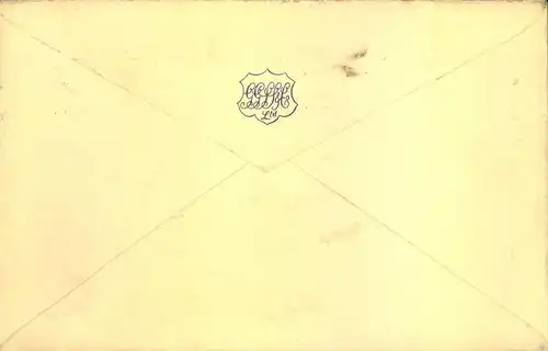 1913, 1 Penny stationeryenvelpüe advertising ""SANDEMAN' S PORTS & SHERRIES