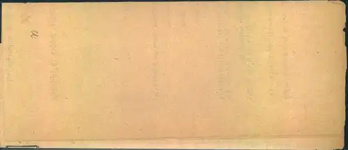 1871, "BERLIN POST - EXP. 9 / POTSSAM. BAHNH.; Ra2  auf Insinuationsdolument
