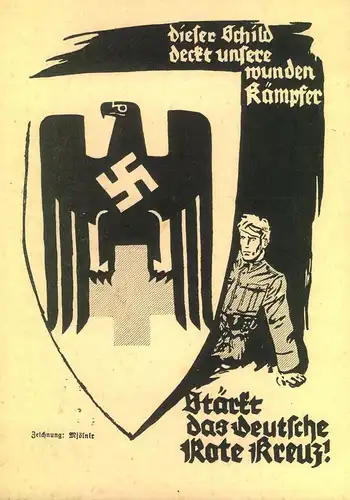 1940, Propaganda, "Stärke das deutsche Rote Kreuz2"- Sonderstempel BERLIN
