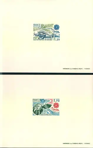 1975, EUROPA CEPT imperforated proof, ungezähnte Probe, Epreuve