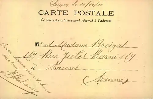 1907/08, 4 picture postcards used