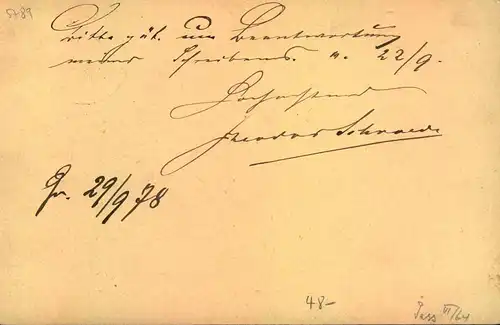 1878, "GRÜNAU R.B. Potsdam" Berliner Vorortstempel auf 5 Pf. GSK