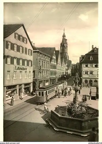 1949, 100 Jahre Gustav Werner komplett auf Postjarte mit Ersttagsonderstempel "REUTLINGEN 3.9.49"