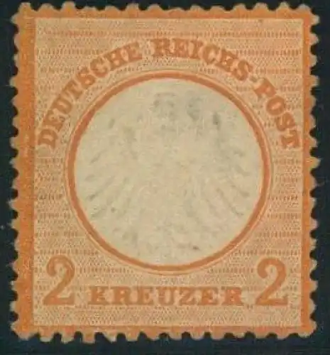 1872, BRUSTSCHILD ungebraucht  ö. Gummi  Michelnummer 8