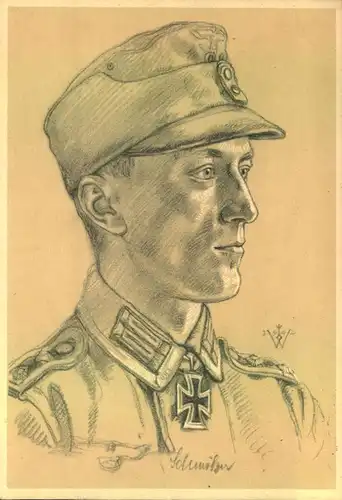 1944,Ritterkreuzträger Oberwachtmeister Schmölzer, Willrichkarte gelaufen mit Feldpost