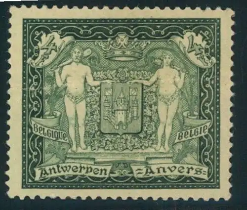 1932, 4 Fr. Marke aus Block 1 postfrisch