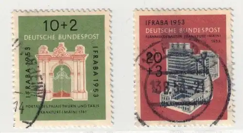 1953, IFRABA komplett gestempelt