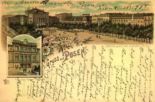 POSEN, gelaufen 1897