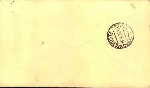 1933, aur mail to Germany, Wuppertal