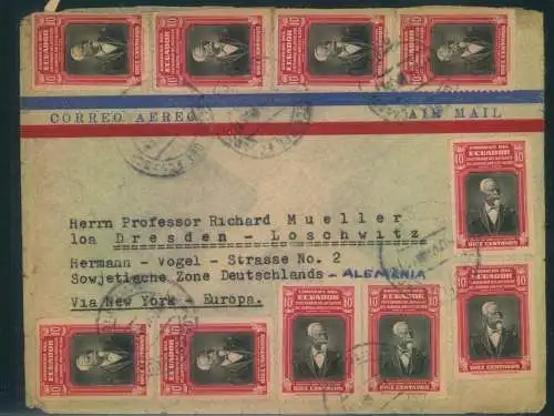 1951, aur mail wutg attractuve multiüöe franking to New York