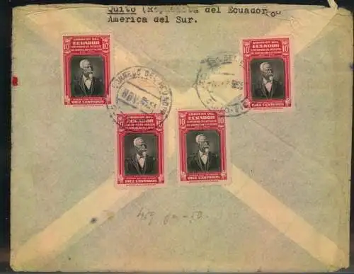 1951, aur mail wutg attractuve multiüöe franking to New York