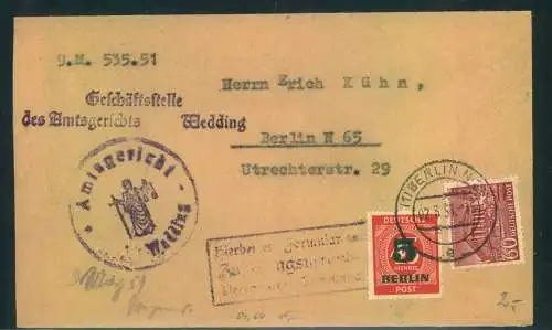 1951, Hülle euner Ortszustellung
