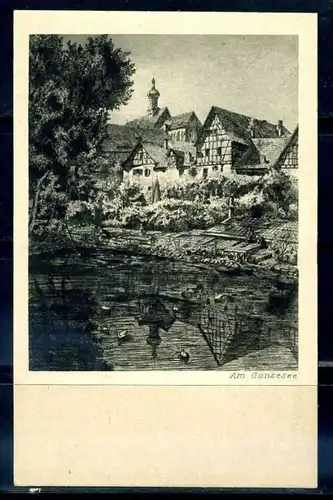 K8058)Ansichtskarte: Bad Wimpfen, Am Gänsesee