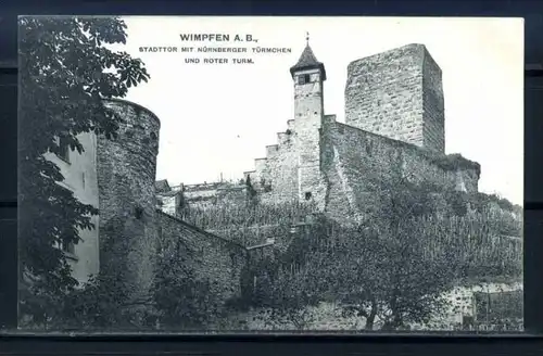 K6193)Ansichtskarte: Bad Wimpfen, Stadttor
