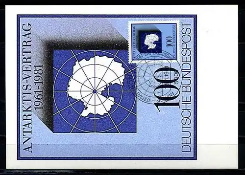 X2843)Bund Maxi-Karte 1117 Antarktis